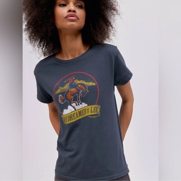 Daydreamer Tops - NWOT Lee X Daydreamer Bucking Bronco Tee